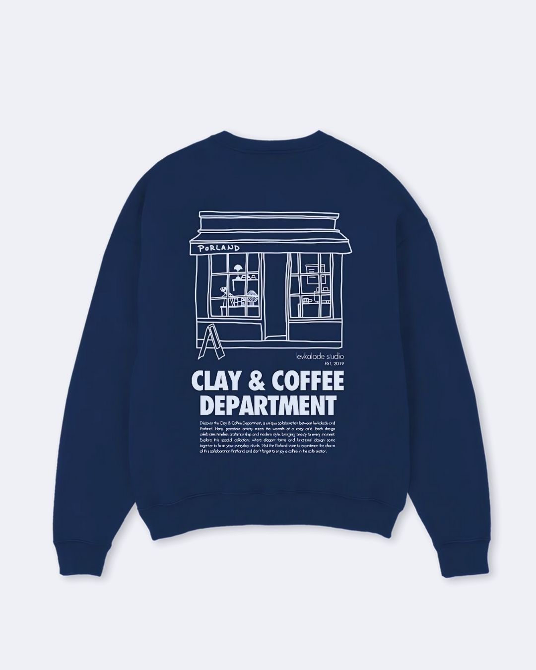 CLAY & COFFEE DEPARTMENT SWEATSHIRT