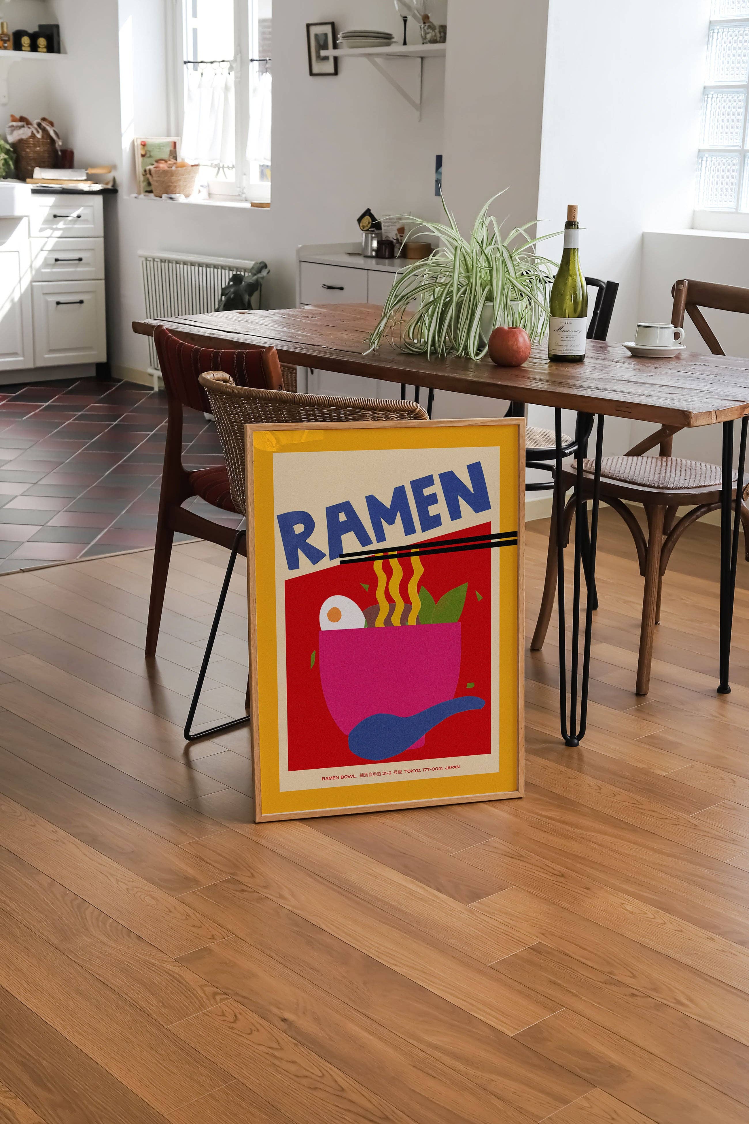 SLURP COLLAGE RAMEN DREAMS POSTER BASKI