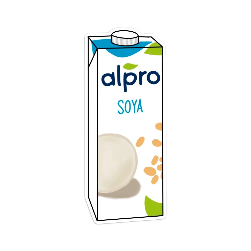 alpro soy glossy die-cut vinyl sticker