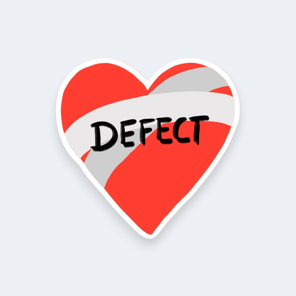 defect glossy die-cut vinyl sticker