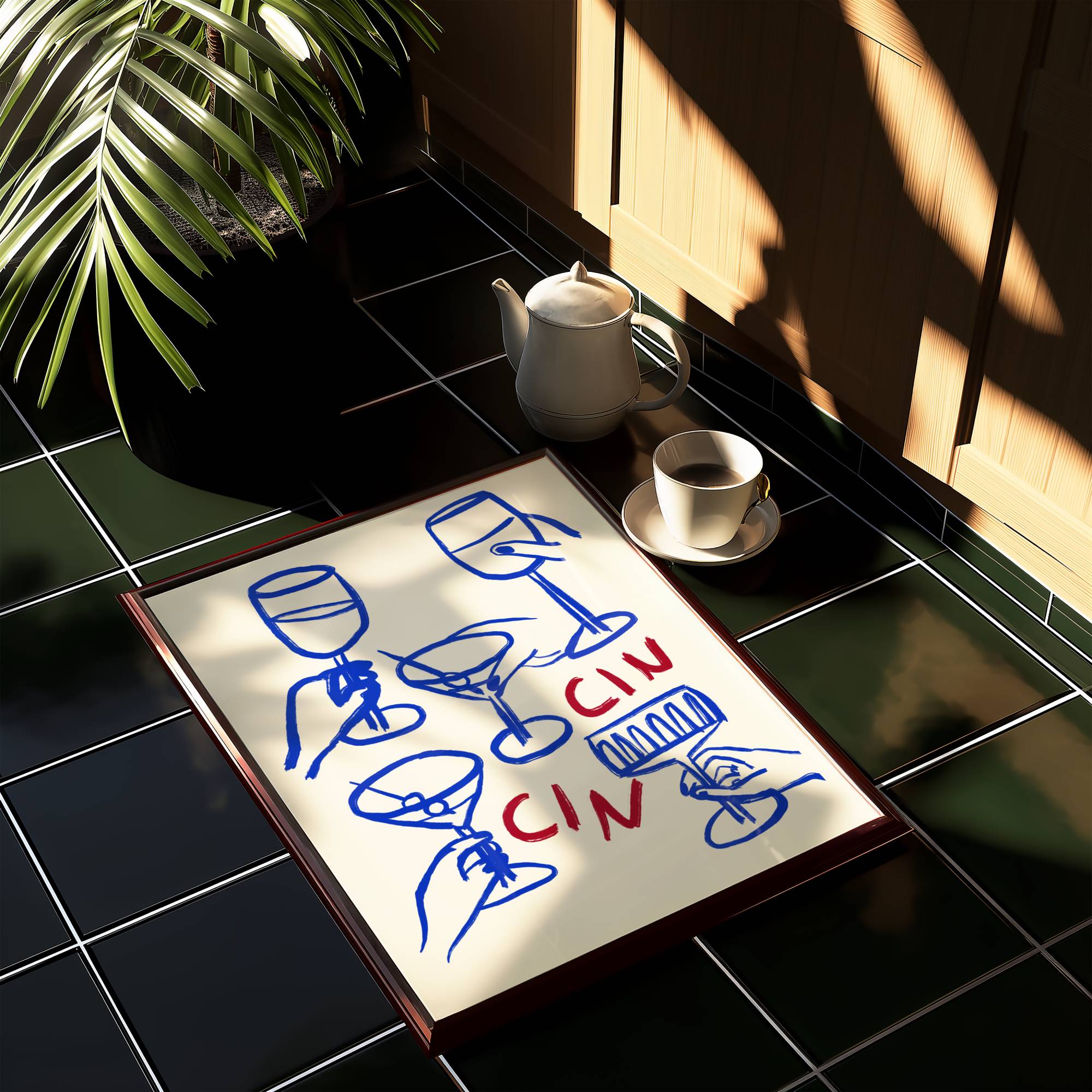 CIN CIN PRINT POSTER BASKI