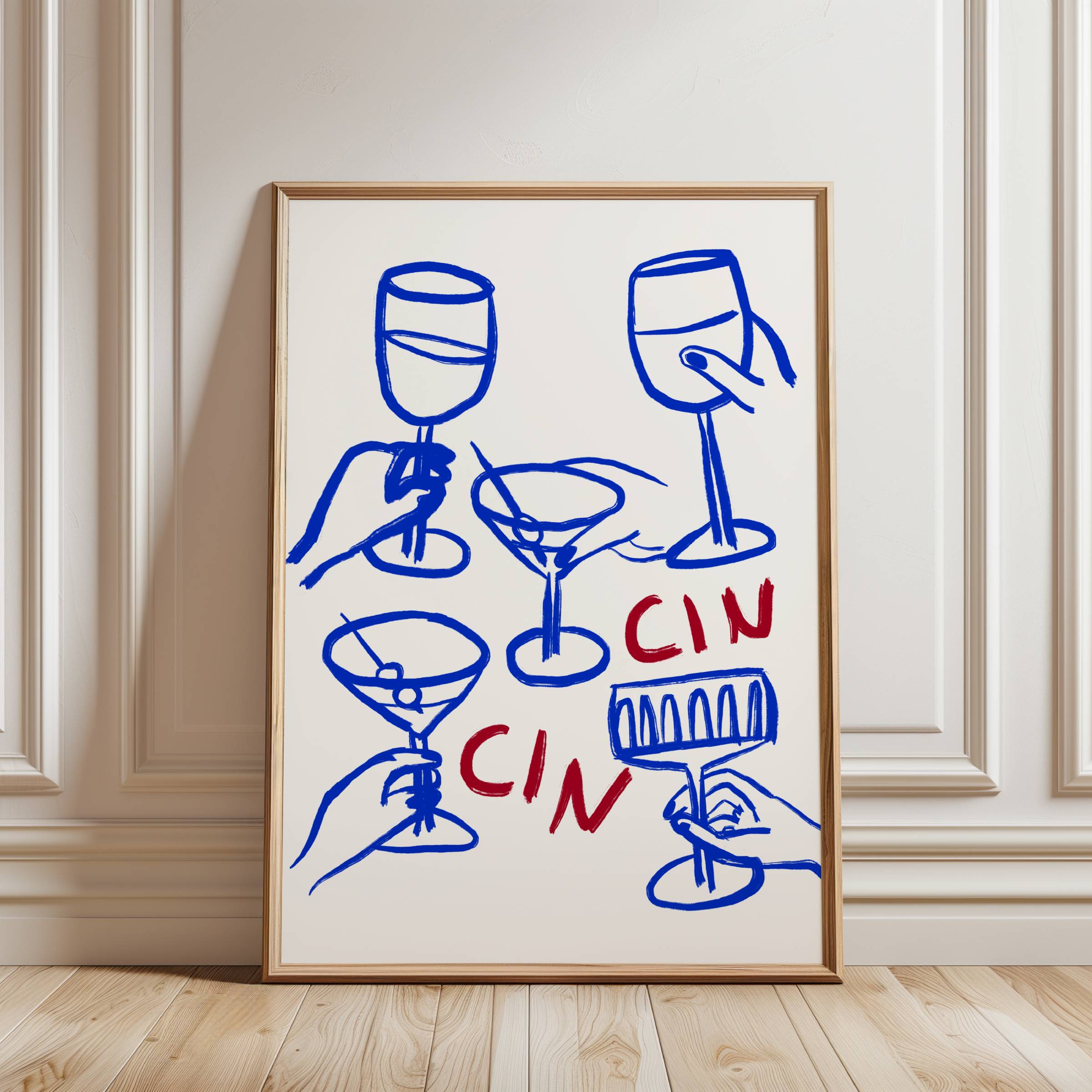 CIN CIN PRINT POSTER BASKI