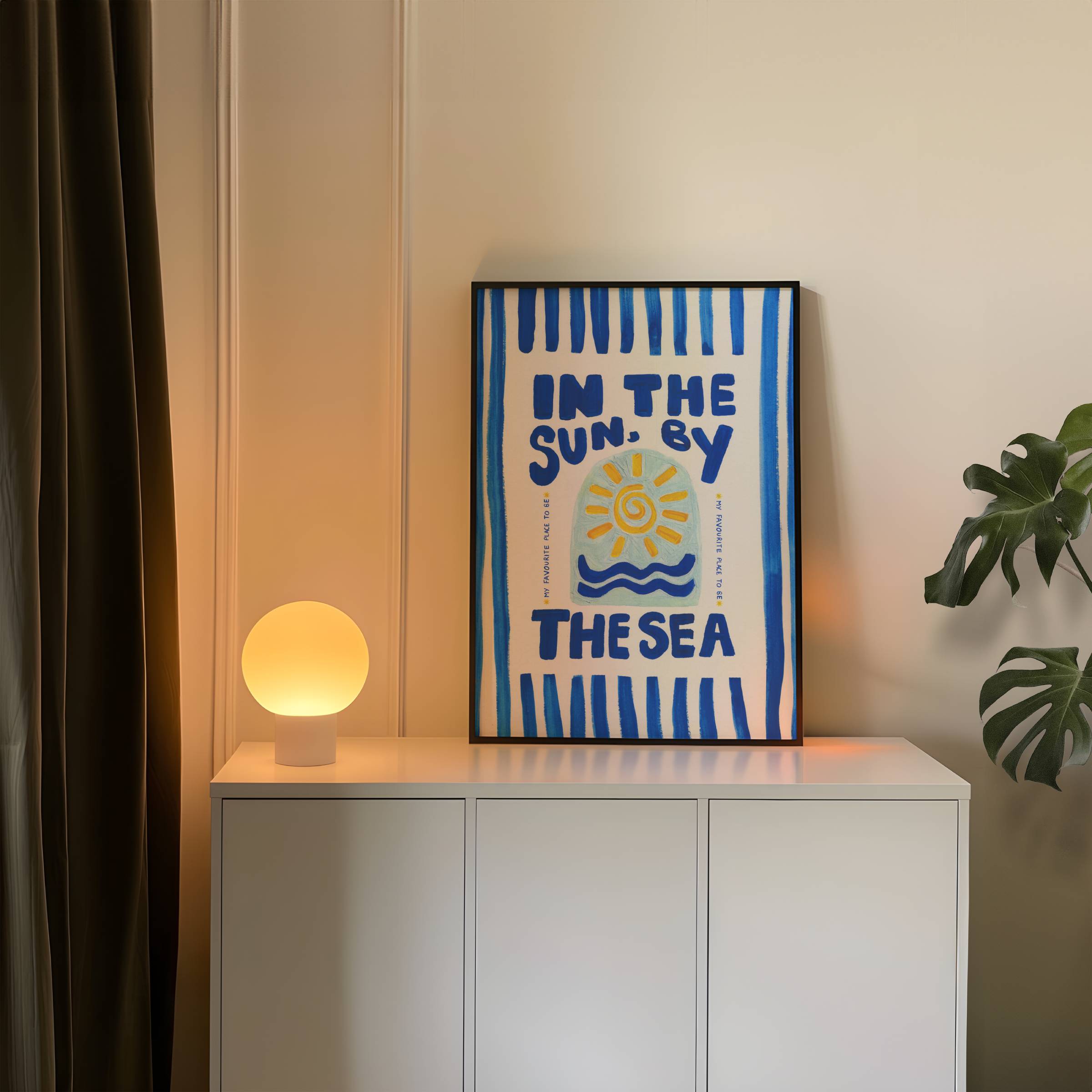 SOLEIL SUMMER ART PRINT POSTER BASKI 2'Lİ SET