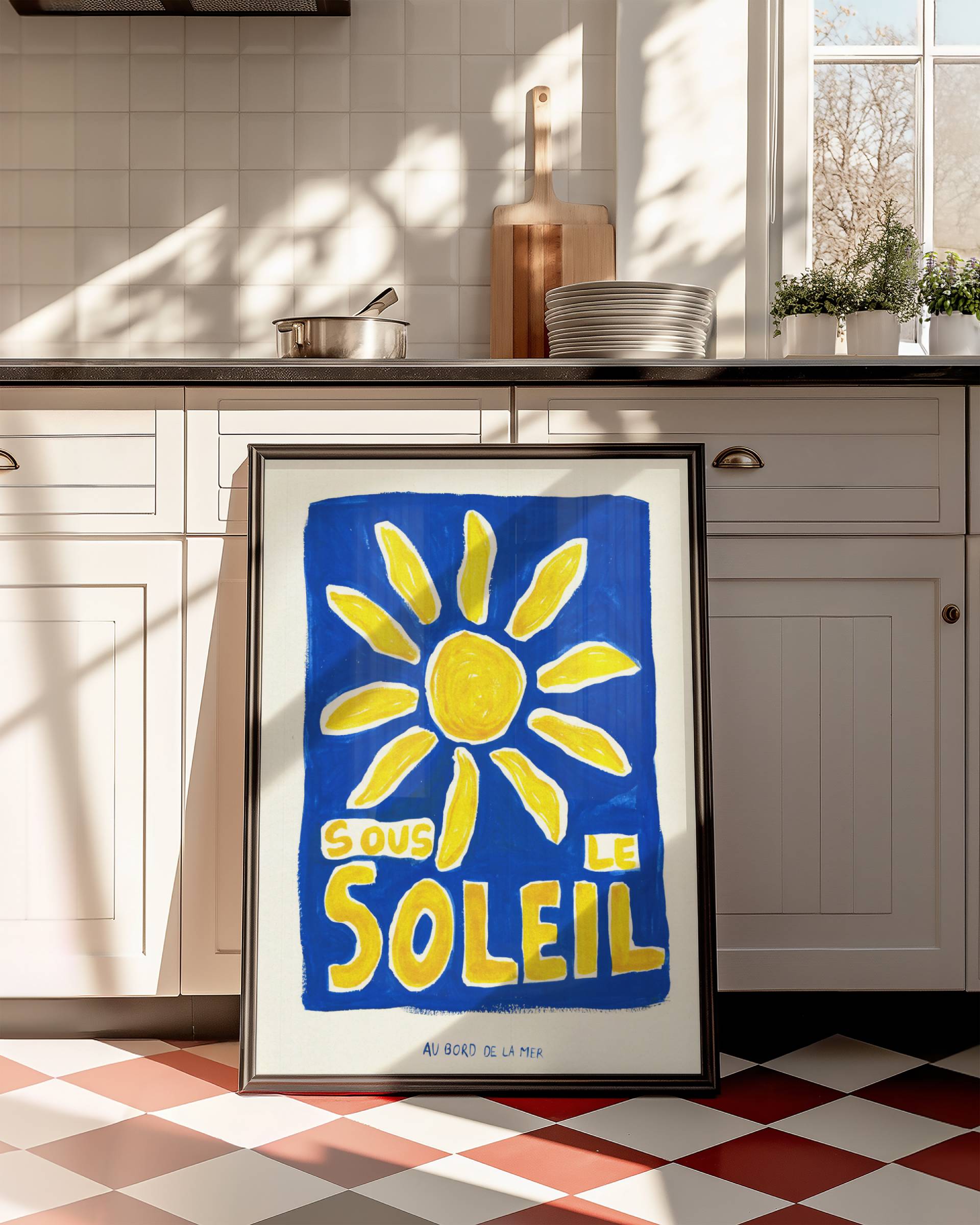 CÔTE D'AZUR SUNLIT DREAMS POSTER BASKI