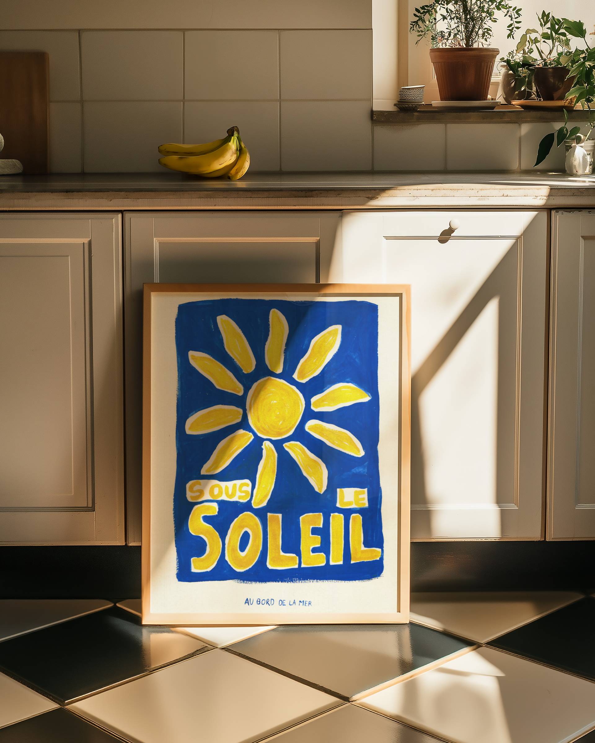 CÔTE D'AZUR SUNLIT DREAMS POSTER BASKI