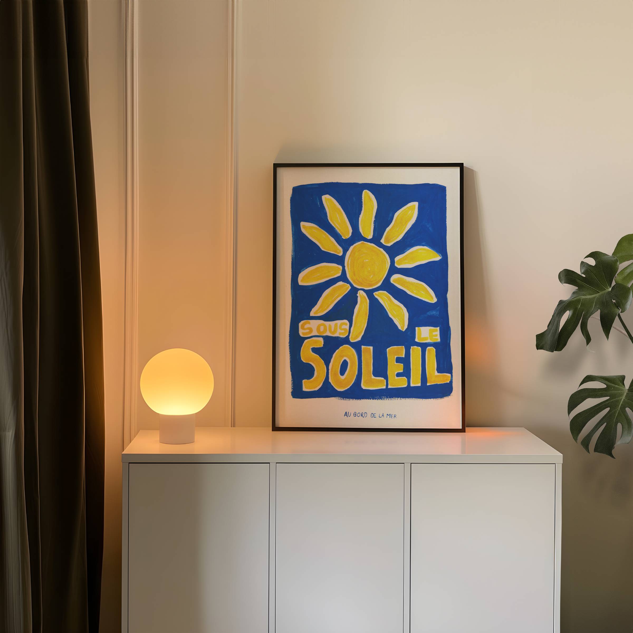 SOLEIL SUMMER ART PRINT POSTER BASKI 2'Lİ SET