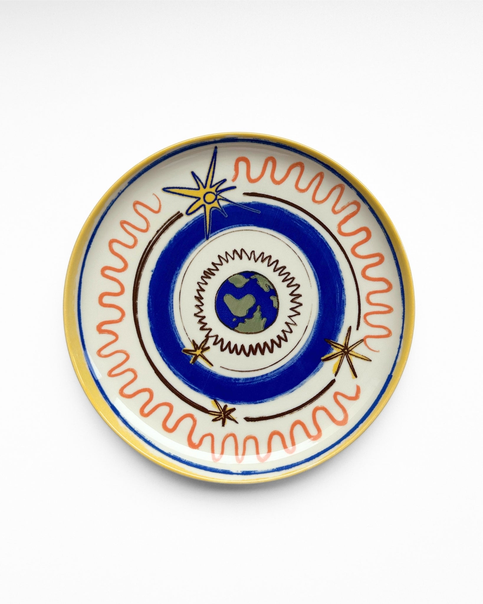 PORLAND RE-GEN RECYCLED PORCELAIN PLATES SET OF 3