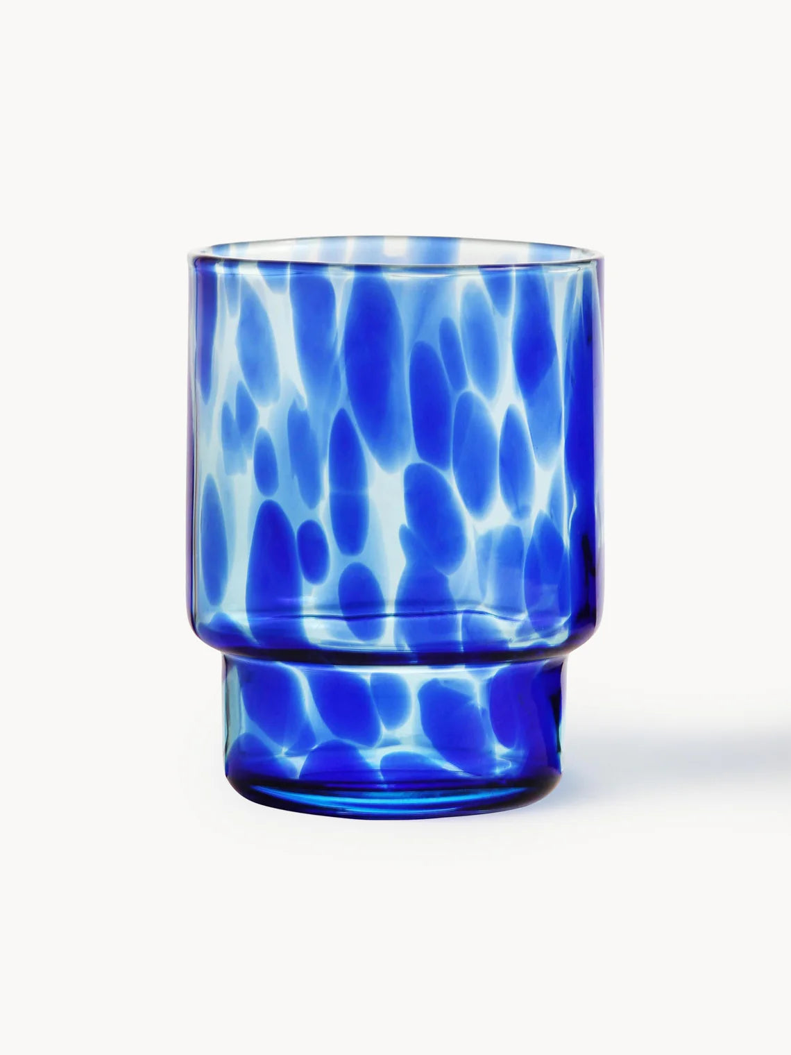 BLUE TORTOISE GLASSES - SET OF 4