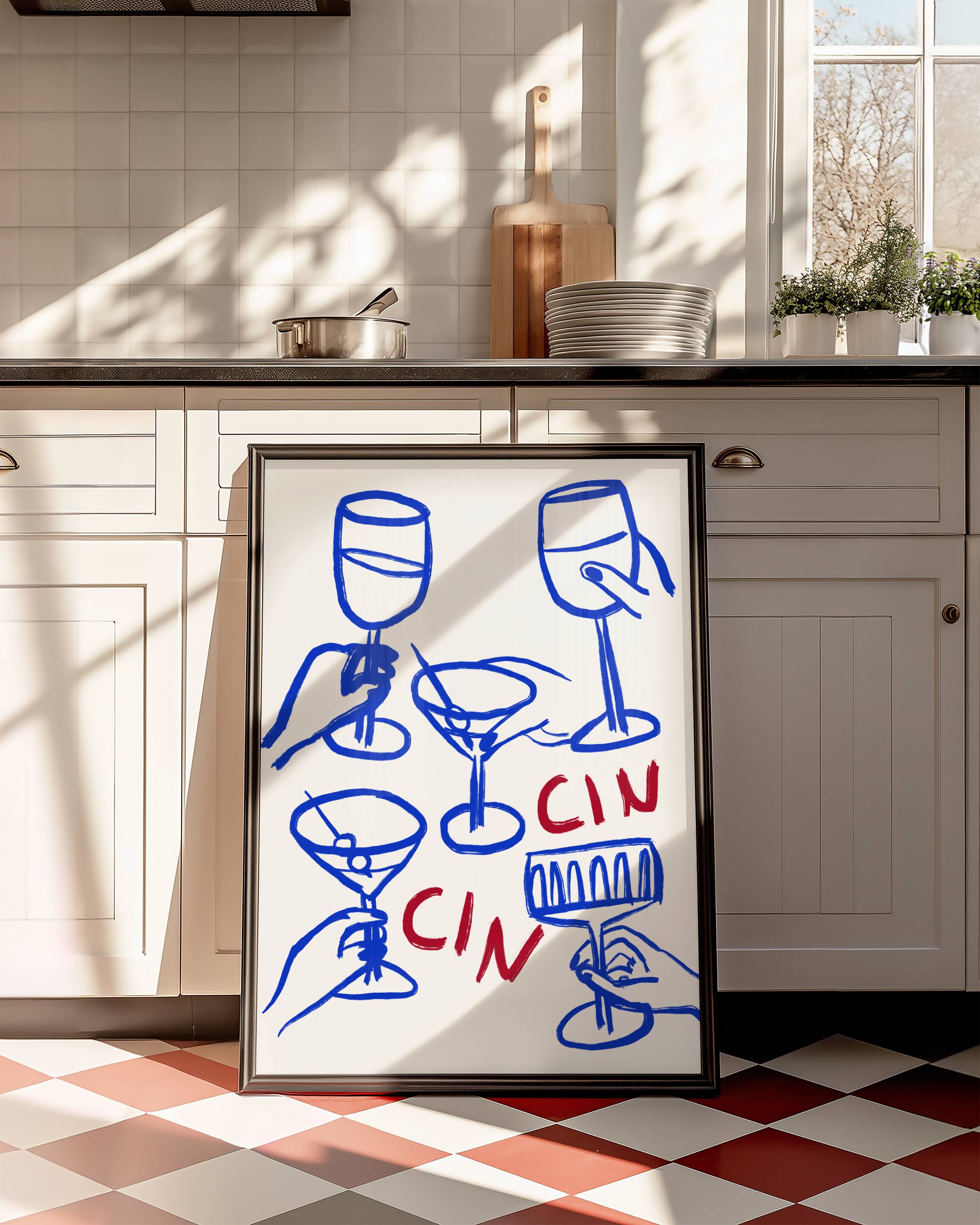 CIN CIN PRINT POSTER BASKI