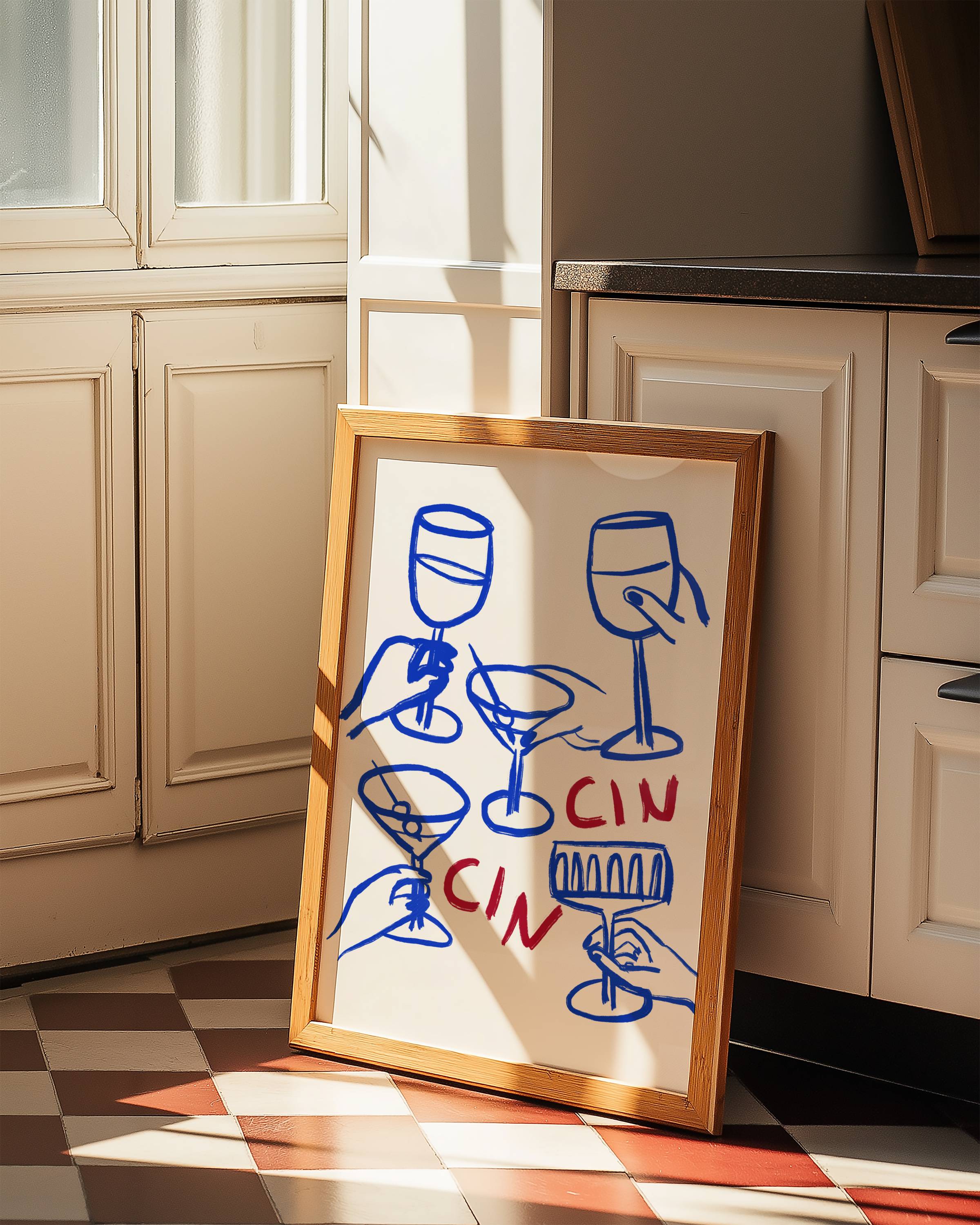 CIN CIN PRINT POSTER BASKI