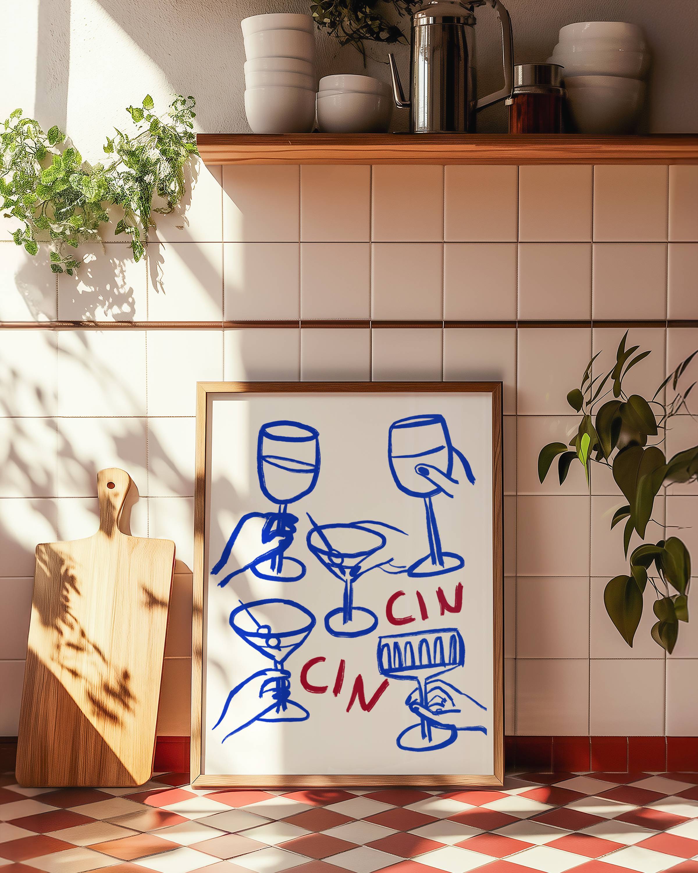 CIN CIN PRINT POSTER BASKI
