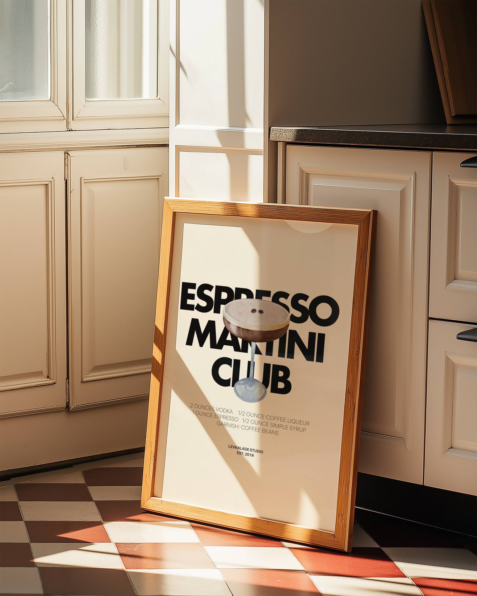 ESPRESSO MARTINI PRINT POSTER BASKI
