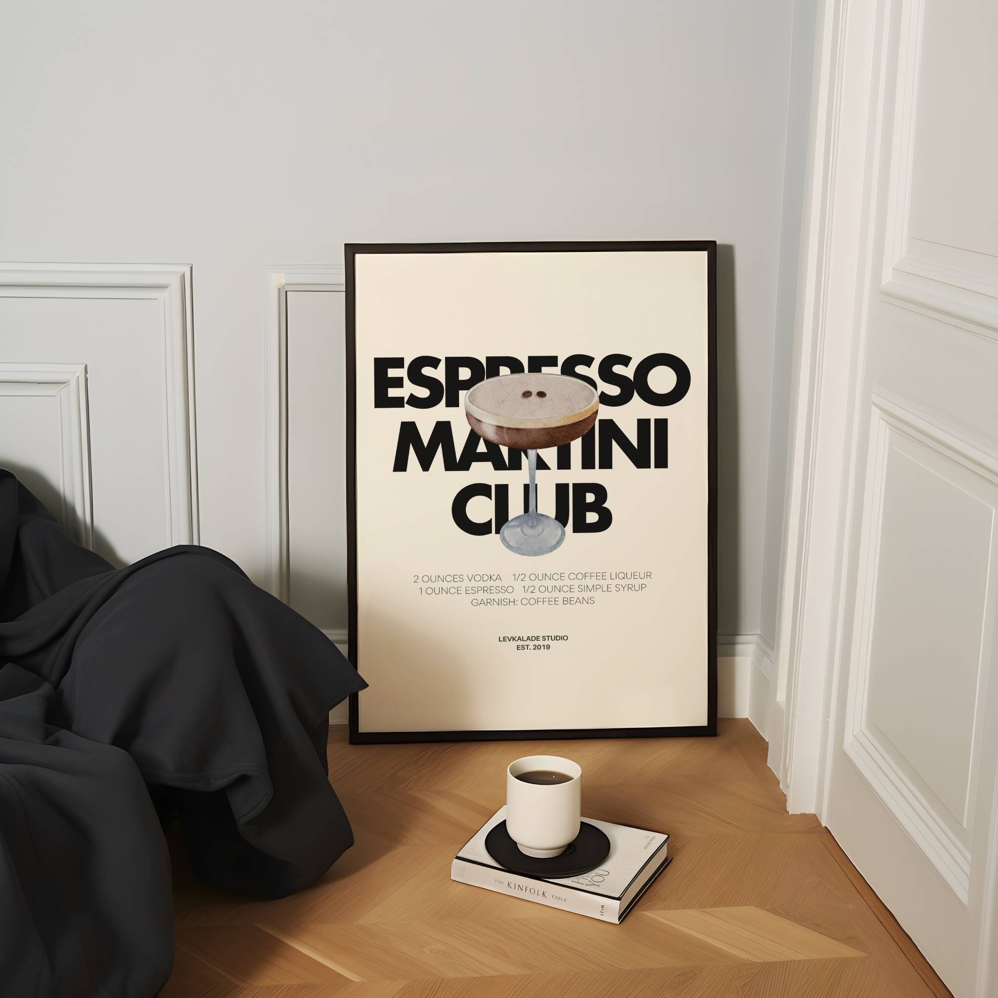 ESPRESSO MARTINI PRINT POSTER BASKI