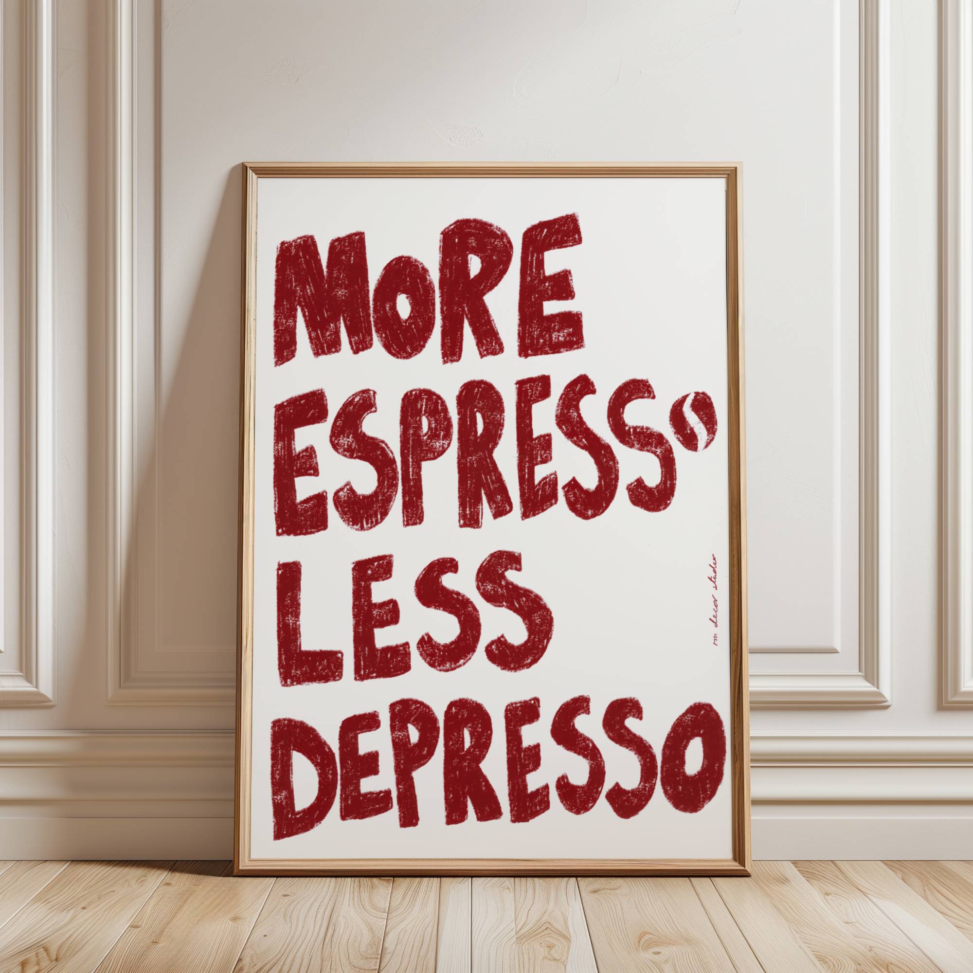 COFFEE PLEASE ART PRINT POSTER BASKI 2'Lİ SET