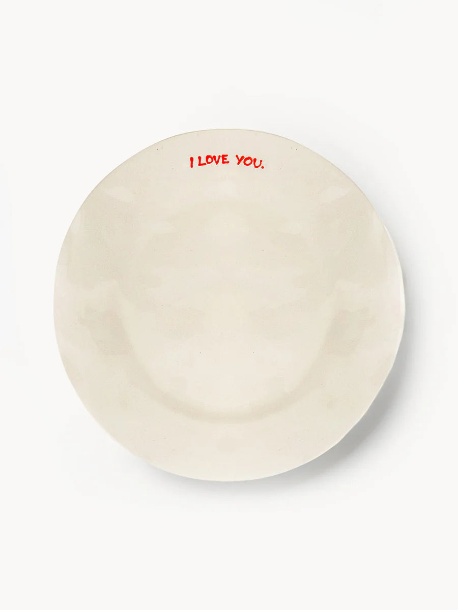 I LOVE YOU PLATE