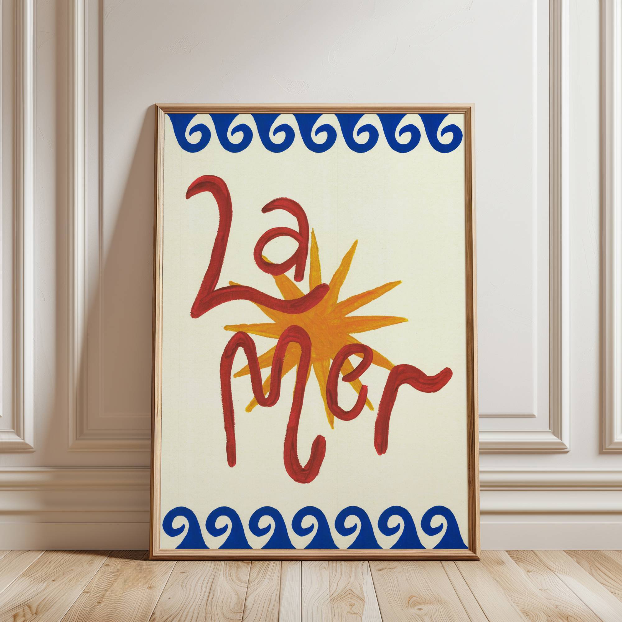 LA MER ART PRINT POSTER BASKI