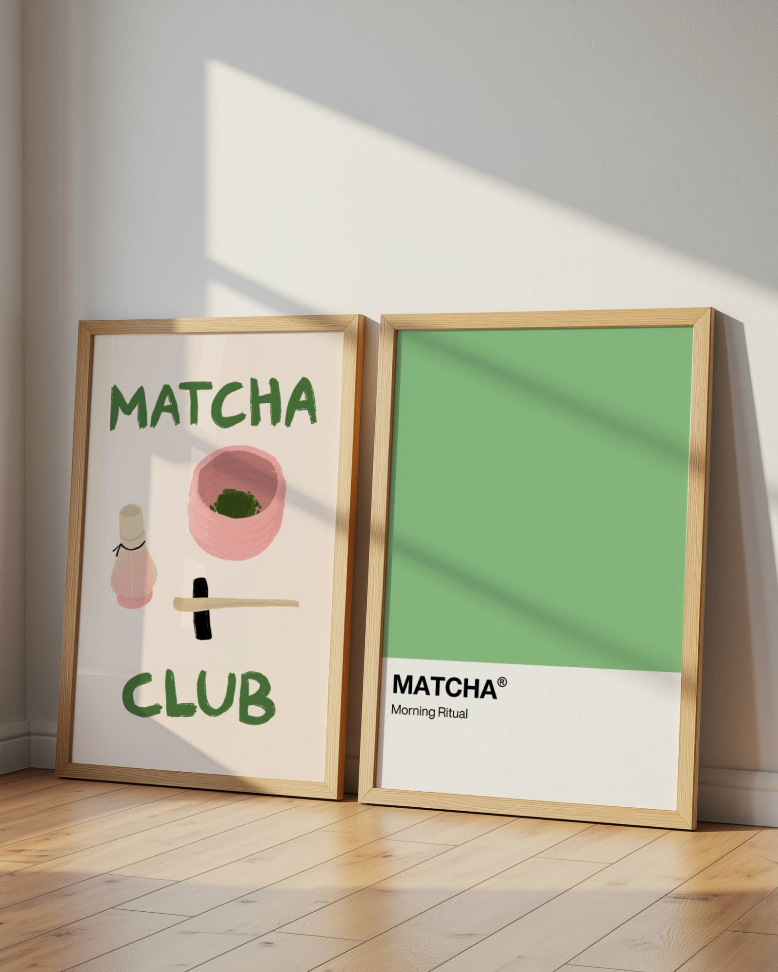 MATCHA RITUALS ART PRINT POSTER BASKI 2'Lİ SET