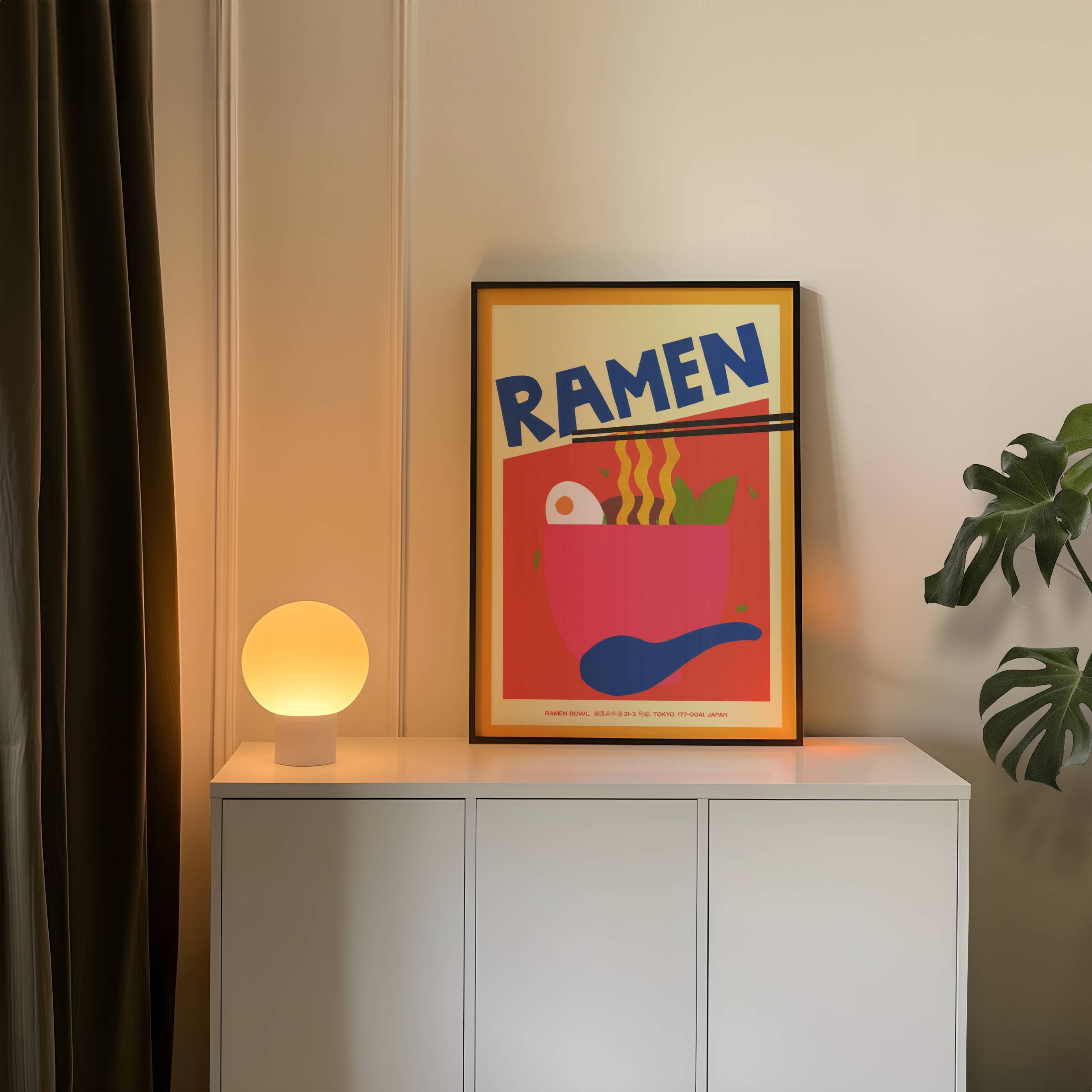 SLURP COLLAGE RAMEN DREAMS POSTER BASKI
