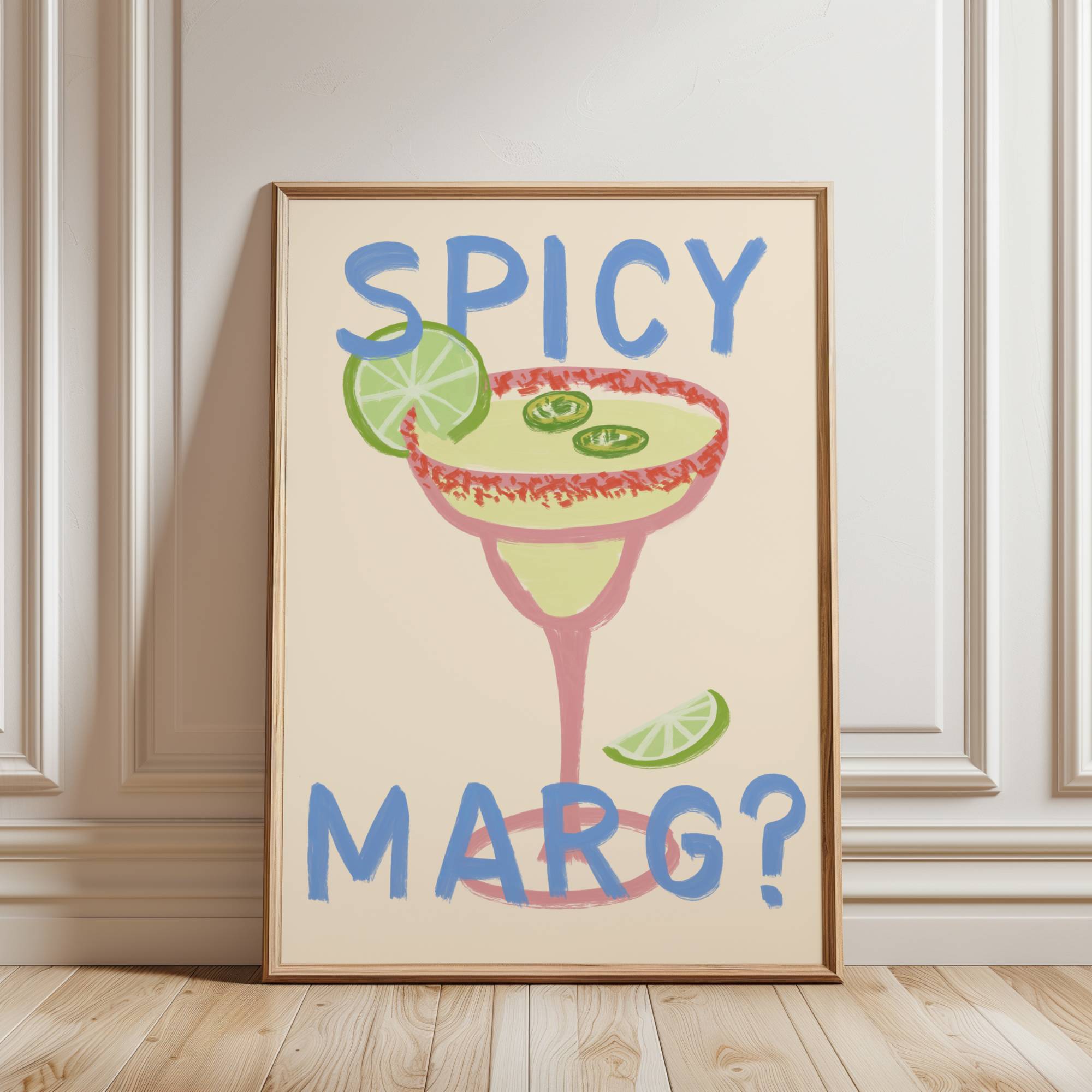 SPICY MARGARITA PRINT POSTER BASKI