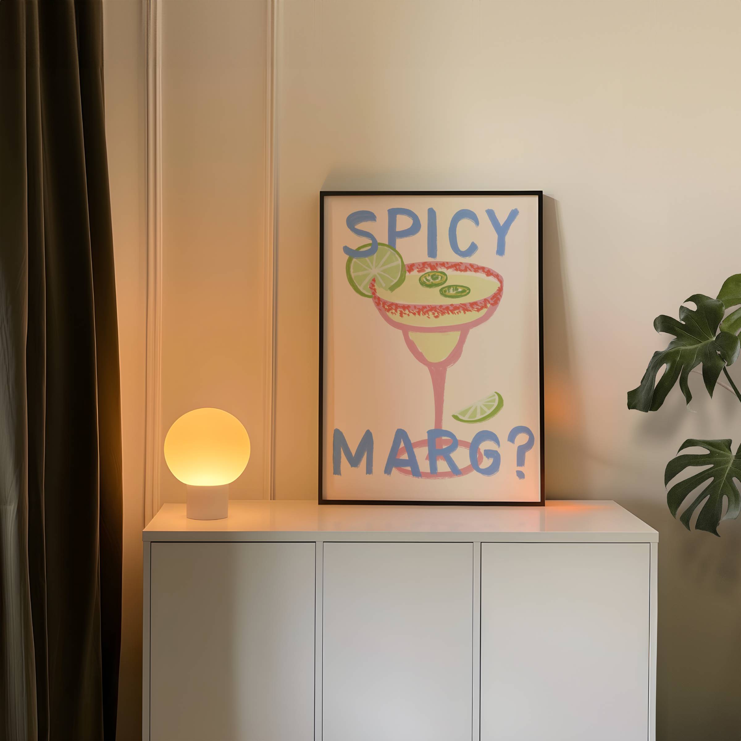 SPICY MARGARITA PRINT POSTER BASKI