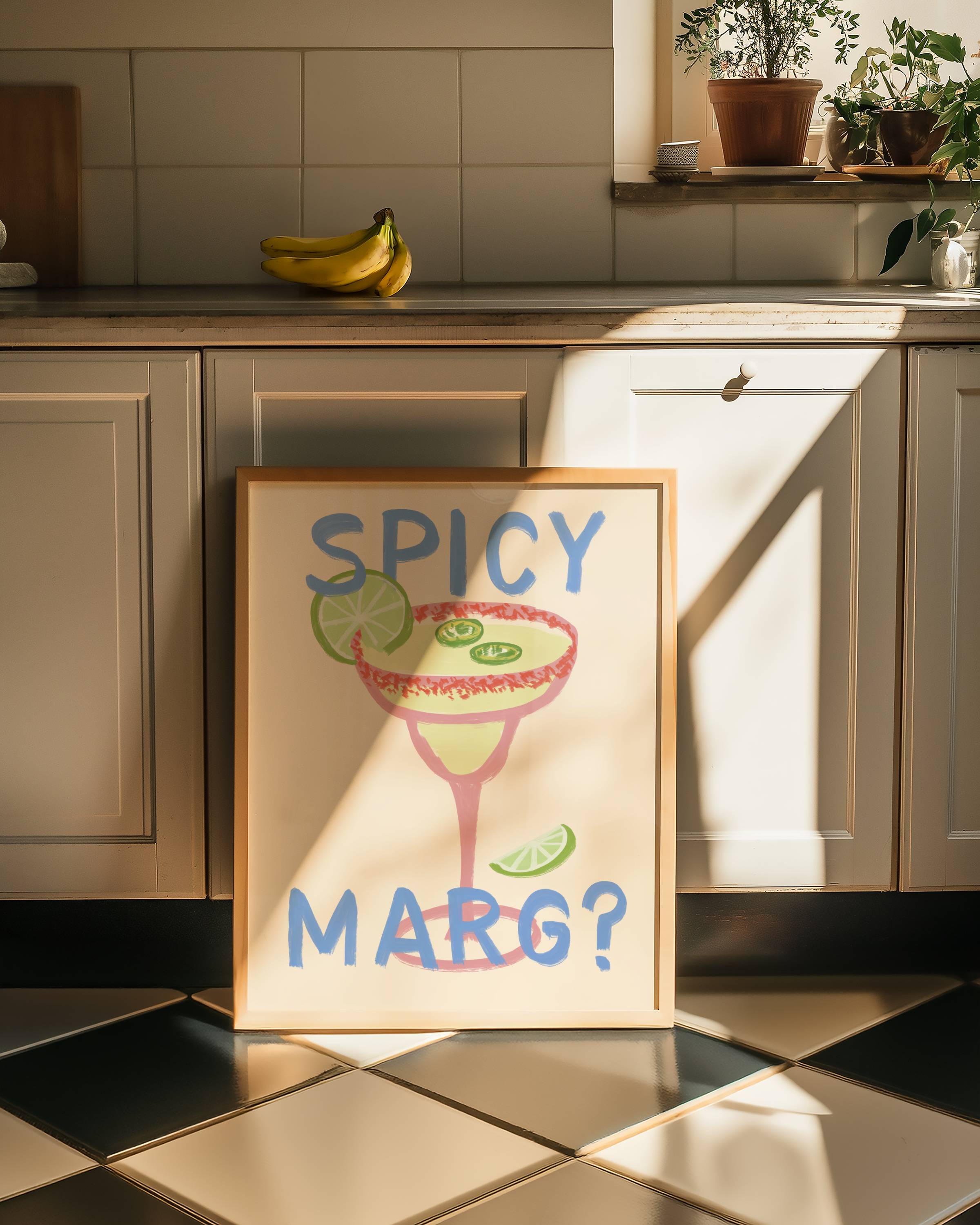 SPICY MARGARITA PRINT POSTER BASKI