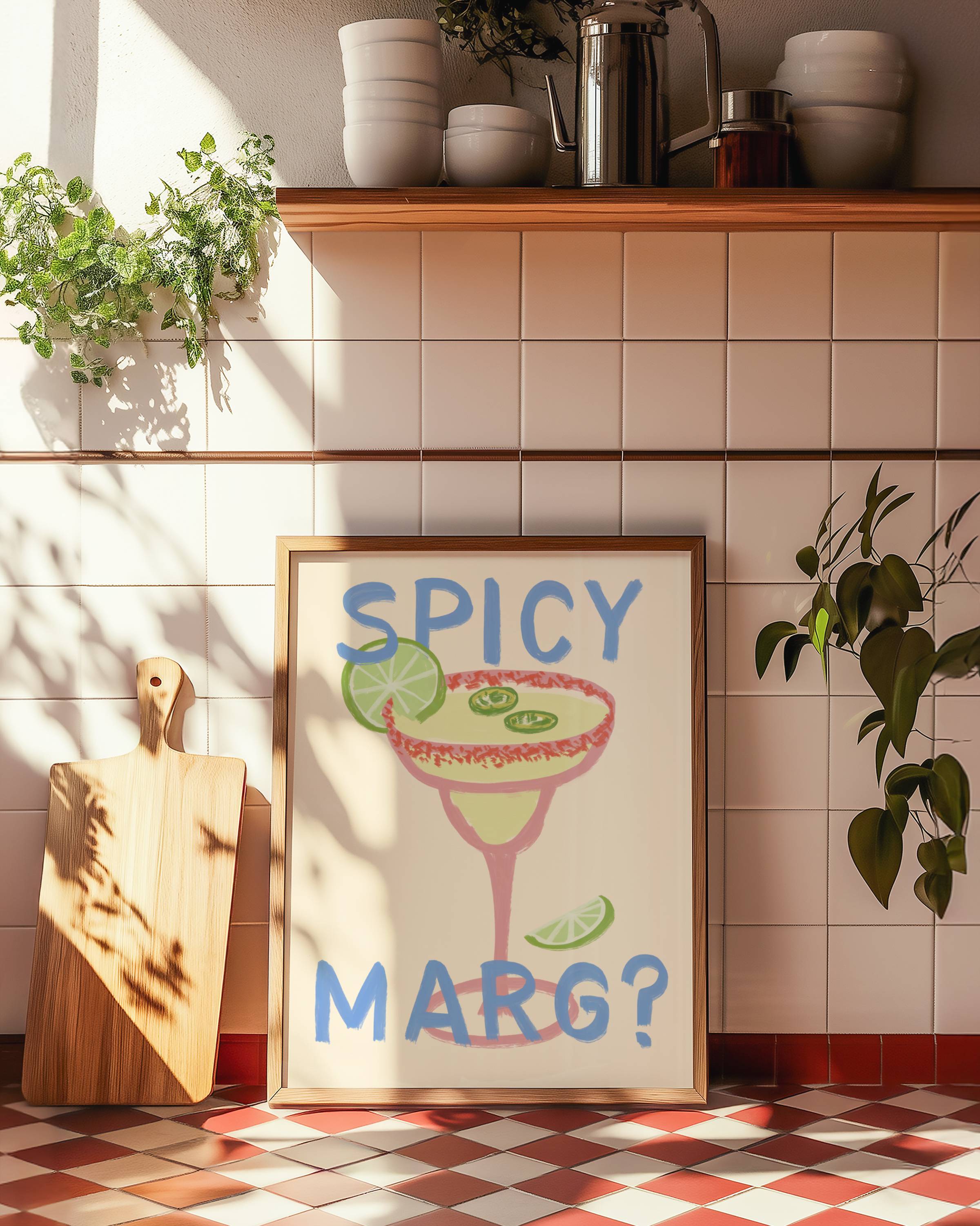 SPICY MARGARITA PRINT POSTER BASKI