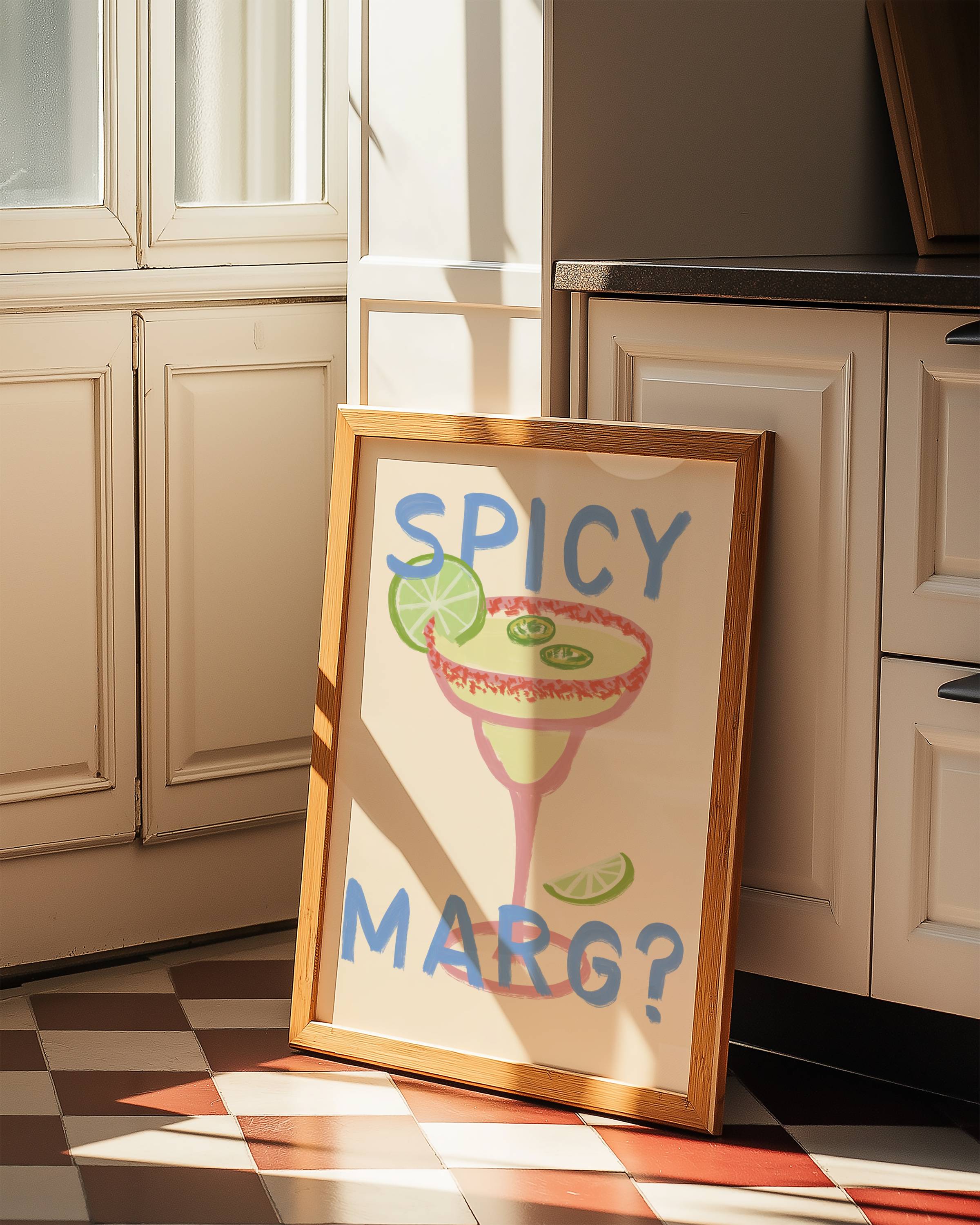 SPICY MARGARITA PRINT POSTER BASKI
