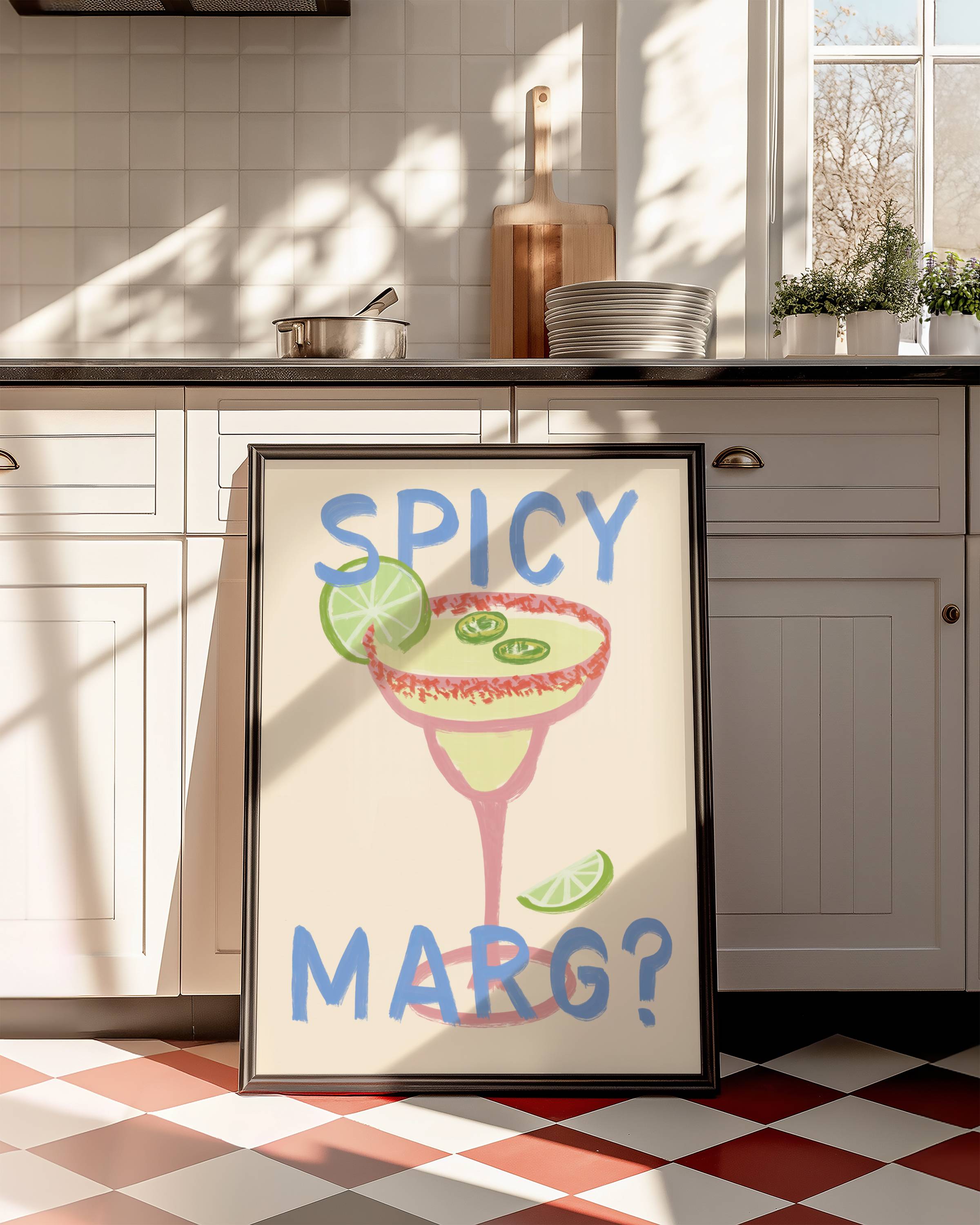 SPICY MARGARITA PRINT POSTER BASKI