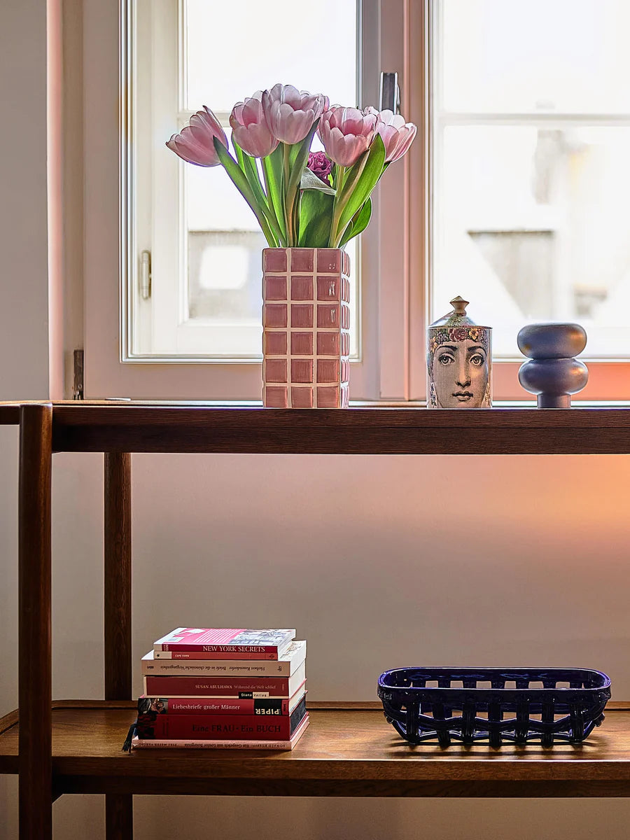PINK TILE VASE